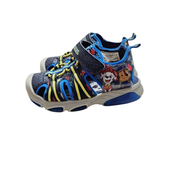 Nickelodeon Paw Patrol Sandals LED Light UP Chase Marshall Closed Toe Water Shoe - Picture 4 of 13